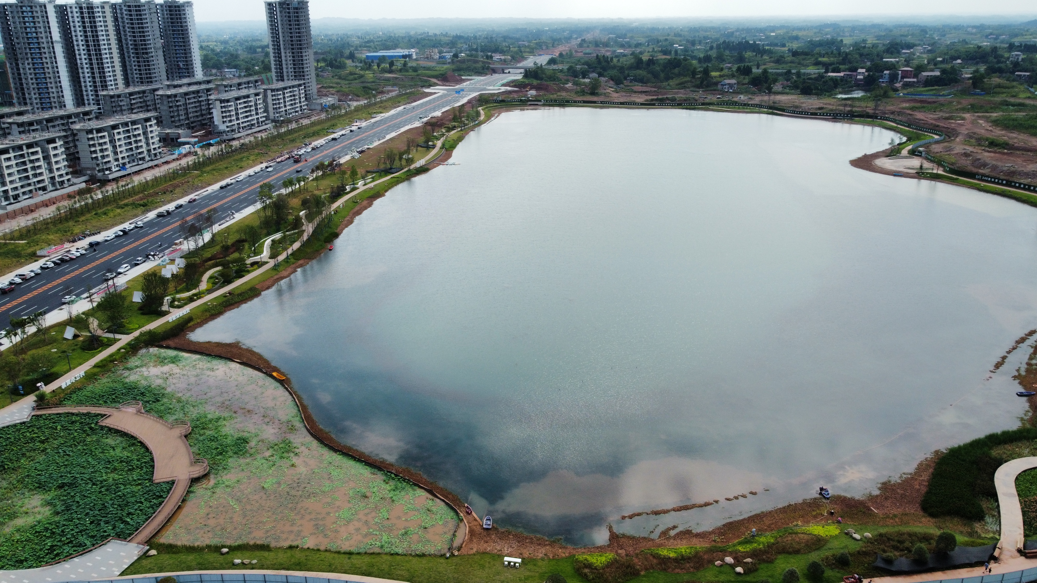 内江汉安湖生态湿地公园